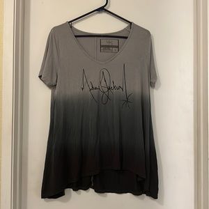 Michael Jackson Signature Flowy Ombré Shirt